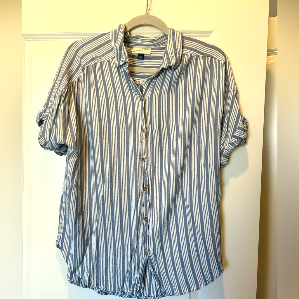 Universal Thread Striped Button Down Top